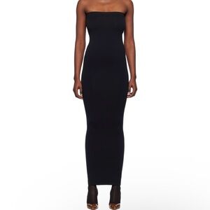 wolford fatal dress black Fatal Cut-Out Midi Dress – THAHAB KW